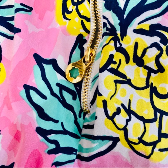 Draper James Pineapple Halter Dress sz 6 EUC - Picture 12 of 16